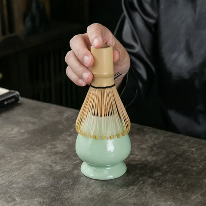 AJO™ Matcha Bamboo Whisk Set