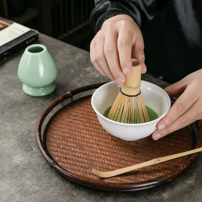 AJO™ Matcha Bamboo Whisk Set