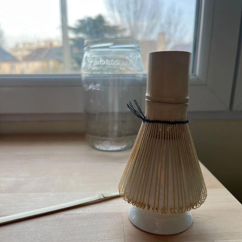 AJO™ Matcha Bamboo Whisk Set